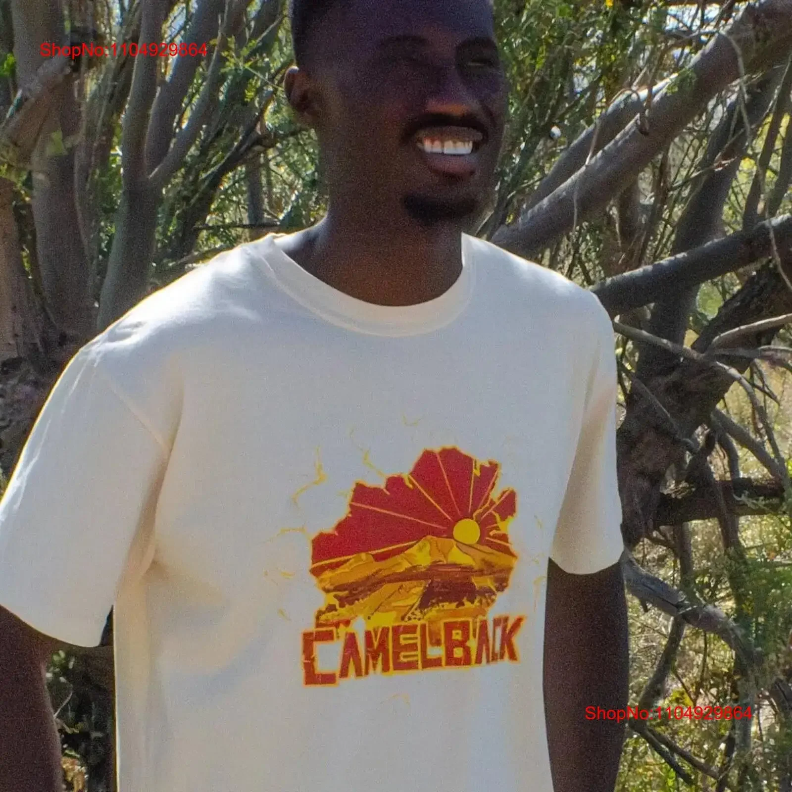 Camiseta Camelback Mountain Phoenix Arizona vintage lavada ropa de calle estirada ligeramente transpirable ropa de diseñador suave Casual