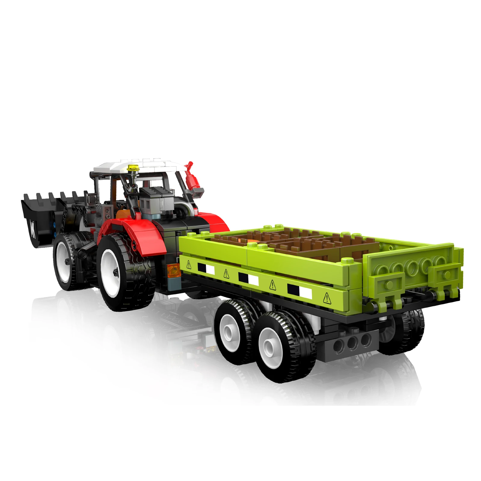 ハーベスター/農業用ローダー MOC ビルディングブロックセット ファームシリーズ車両 24091/24093 車 男の子組み立てモデル ブロックおもちゃ ギフト