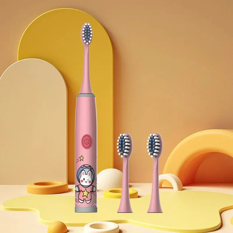 Children's ElectricToothbrushFor Both Men And Women, Suitable For Children Aged 3-15 Years Old. Soft Bristled Brush. Electric