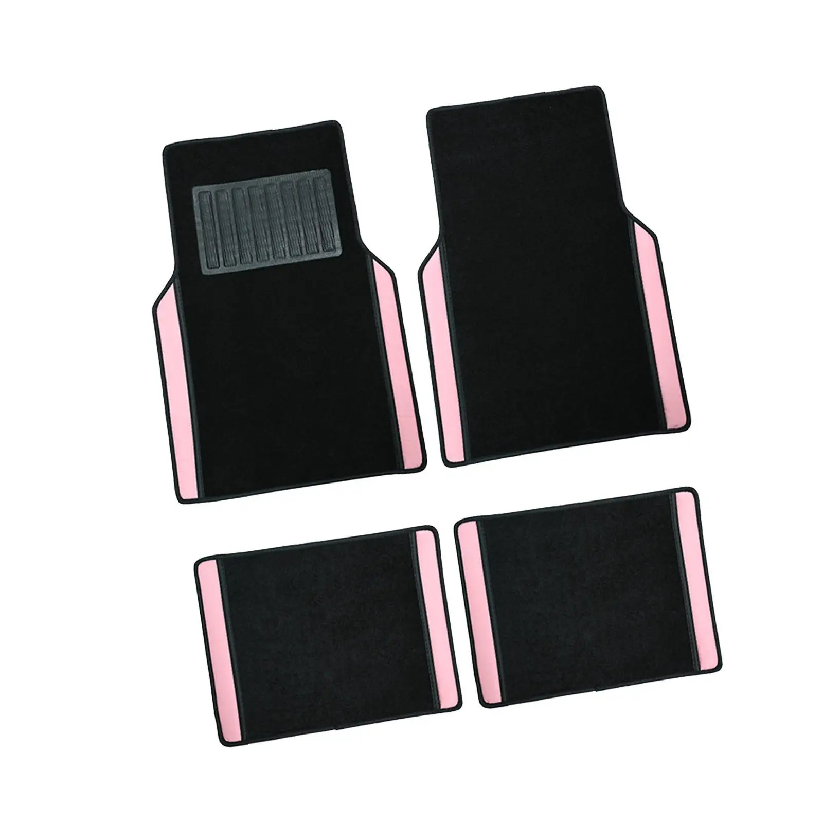 

4x Generic Vehicle Floor Mats Anti Slip Breathable Soft Sturdy Accessories