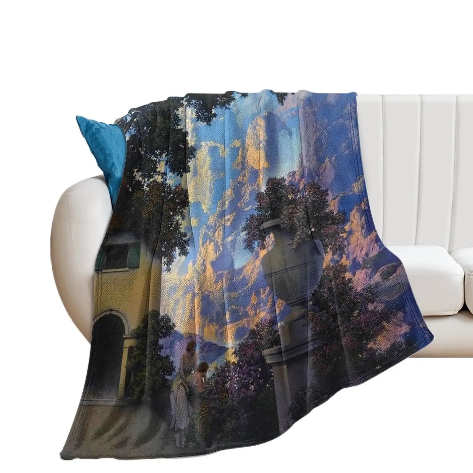 Sunrise (1933) - Maxfield Parrish Throw Blanket for babies Bed Fashionable Thin Decorative Sofa Blankets