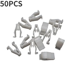 50pcs Auto Plastic Fasteners Interior Pillar Trim Clips for Mazda S47P-64-345(S47P64345) / Mitsubishi MQ907568 Worldgolden