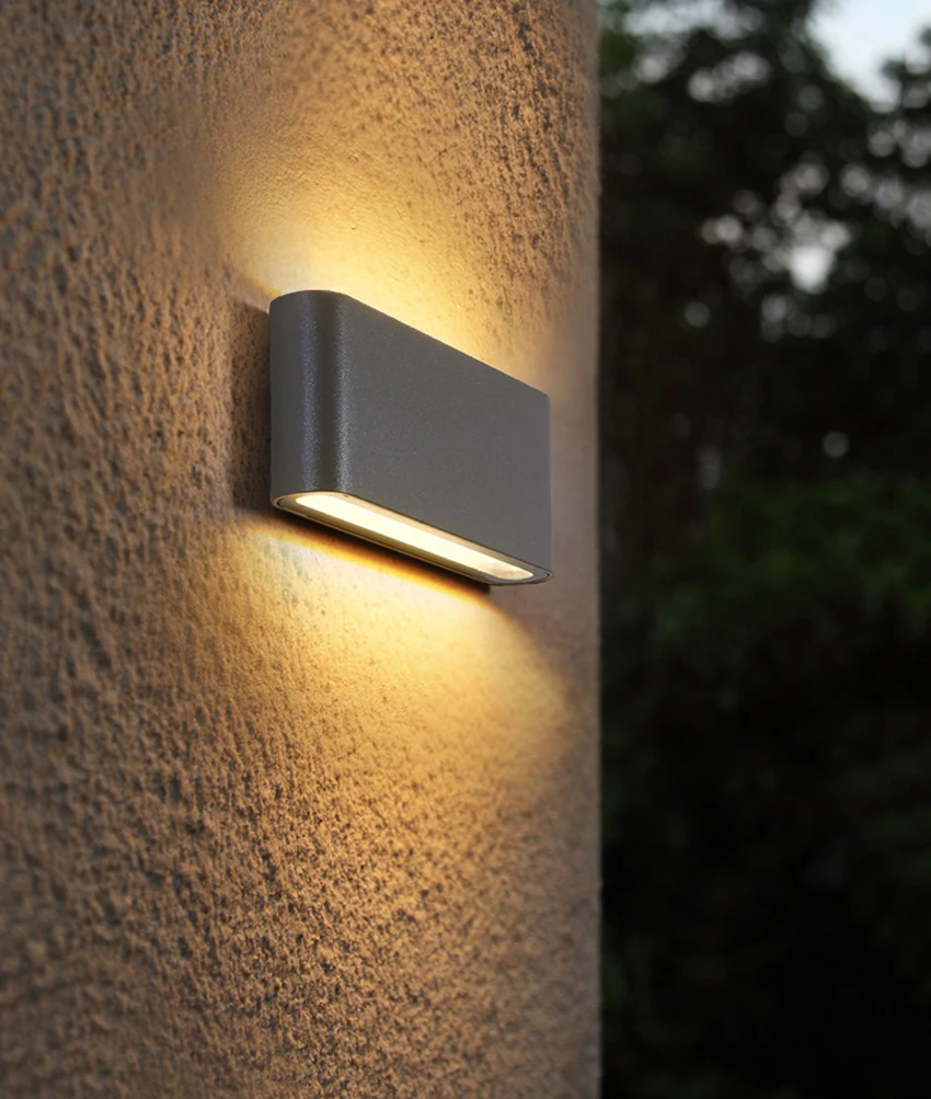 Modern Led Waterproof Outdoor Up Down  Wall Lamp IP65 Aluminum 6W/12W/20W  LED Wall Light Indoor Decorated Wall Sconce NR-159