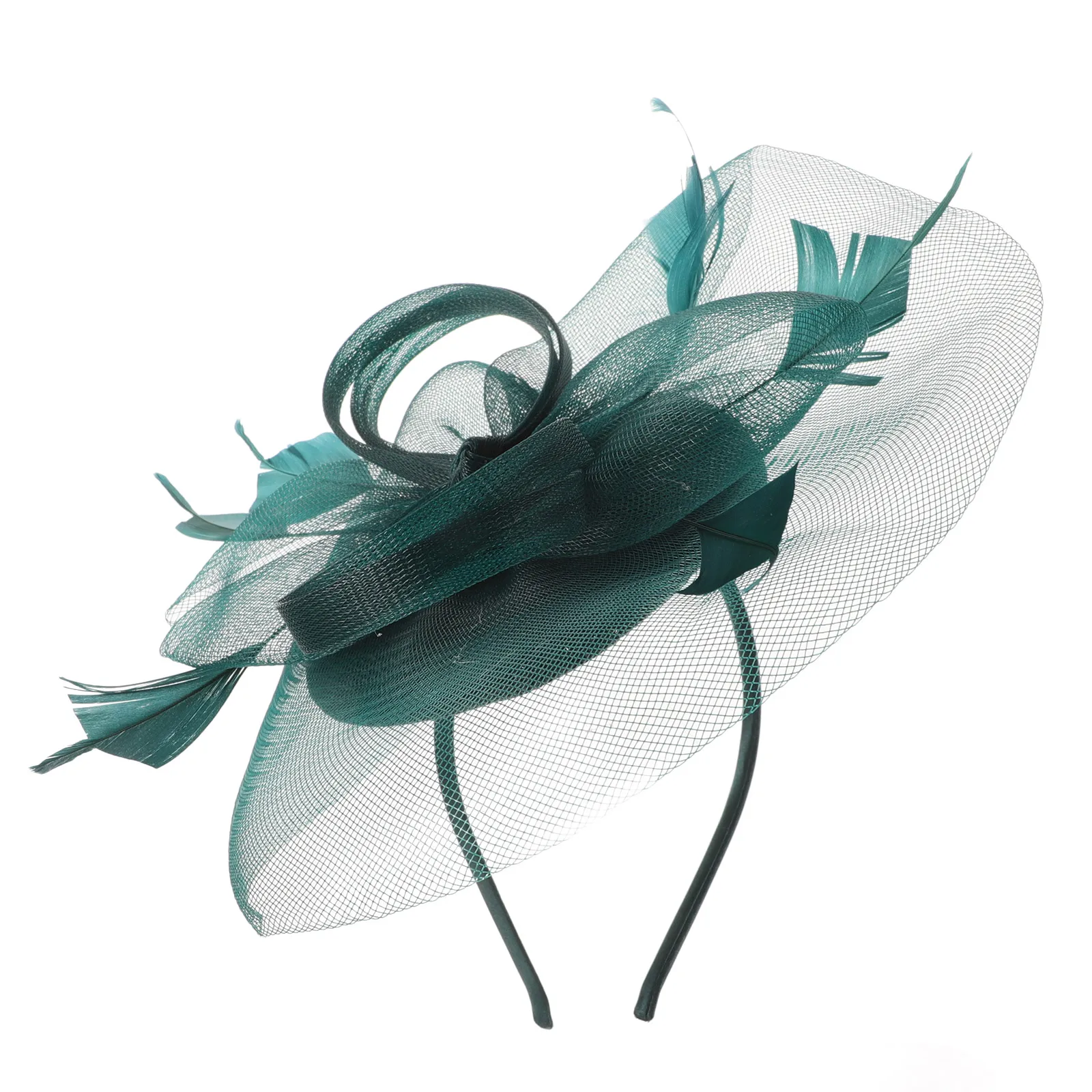 

Elegant Hairband Hat Headband for Women Tea Party Wedding Bridal Gauze Fascinator Lightweight Comfortable Durable Banquet Party