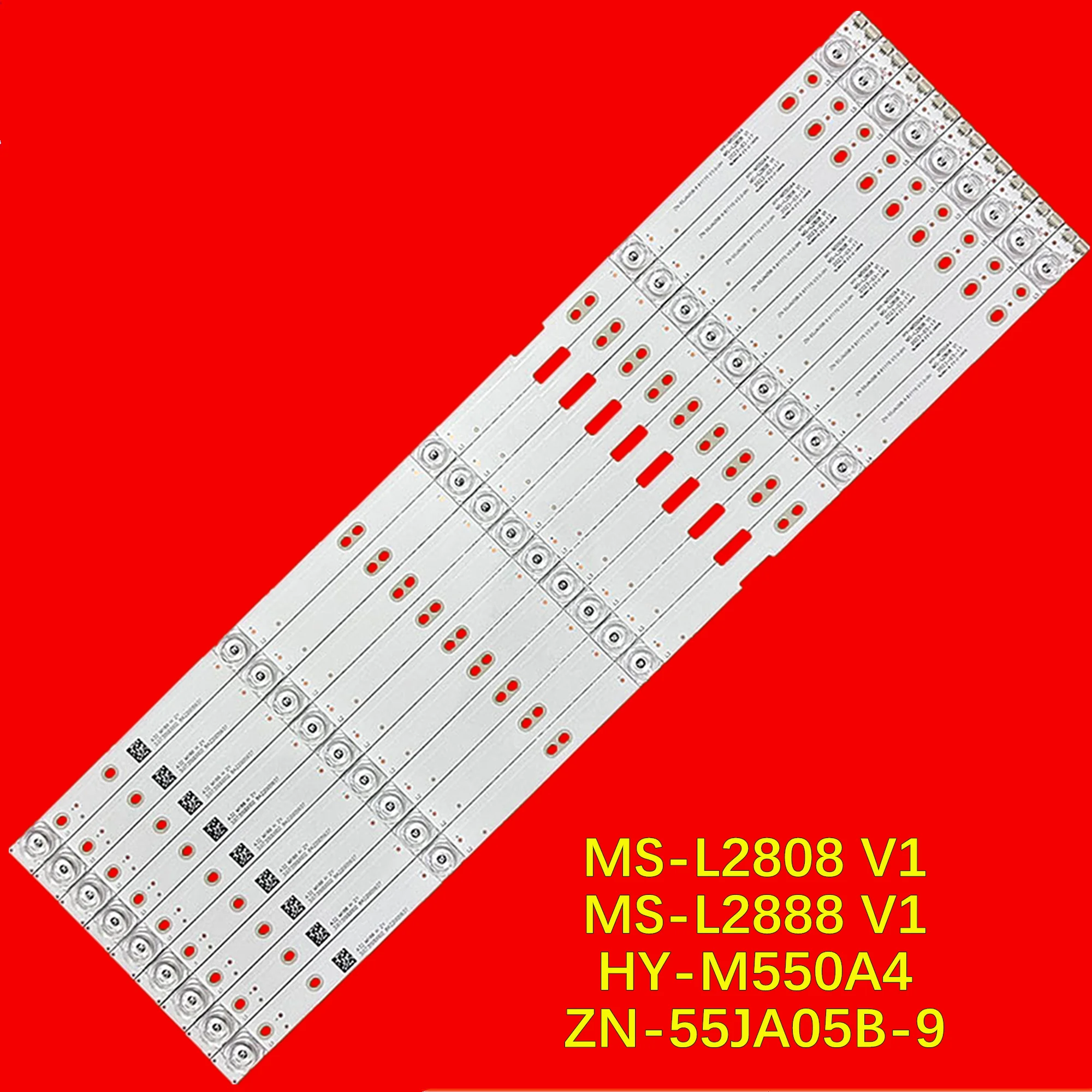 LED Backlight Strip for 55R 55D18 W-LED550WT4K KN-C55TW HY-M550A4 ZN-55JA05B-9 MS-L2808 V1 MS-L2888 V1 HL-49550A30-0501A-01 A0