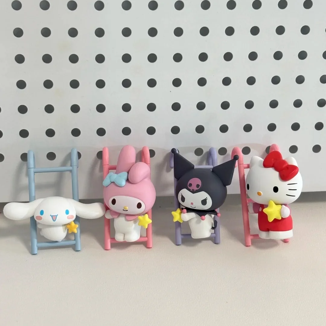 

Ready Stock Authentic Sanrio Characters Star Ladder Figurines Kuromi Cinnamoroll Hellokitty My Melody Desktop Decor