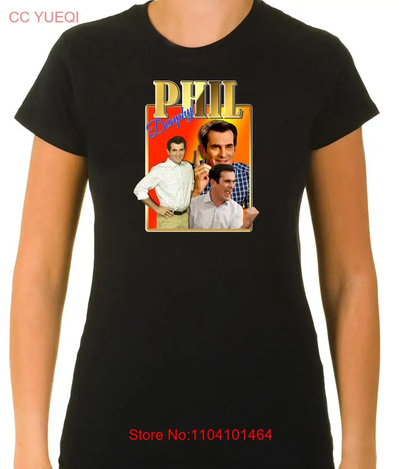 

Phil Dunphy Homage, Modern Family 3/4 Short Sleeve T Shirt Women G598