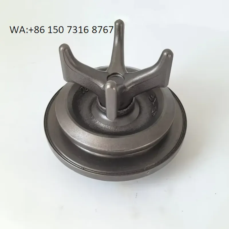 Customized Carbon Steel Forged Mud Pump Valve Body API Standard Mud Pump Spare Parts Forging Four Claw Valve Body Assembly