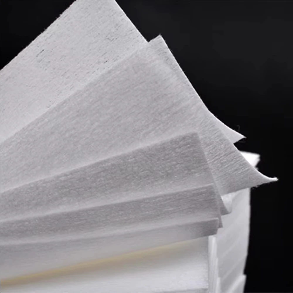 1000pcs/Lot Nail Polish Remover Wipes Cotton Pads 5Color Lint-Free Wipes Cotton Fiber Tissue Nail Cleaner Wipes Manicure Tool image 6