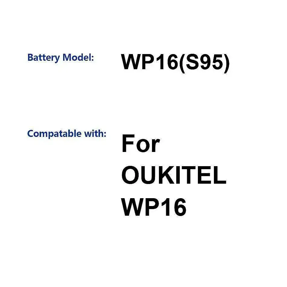 

10600Mah Premium Replacement High-Capacity Mobile Phone Battery For Oukitel WP16 S95