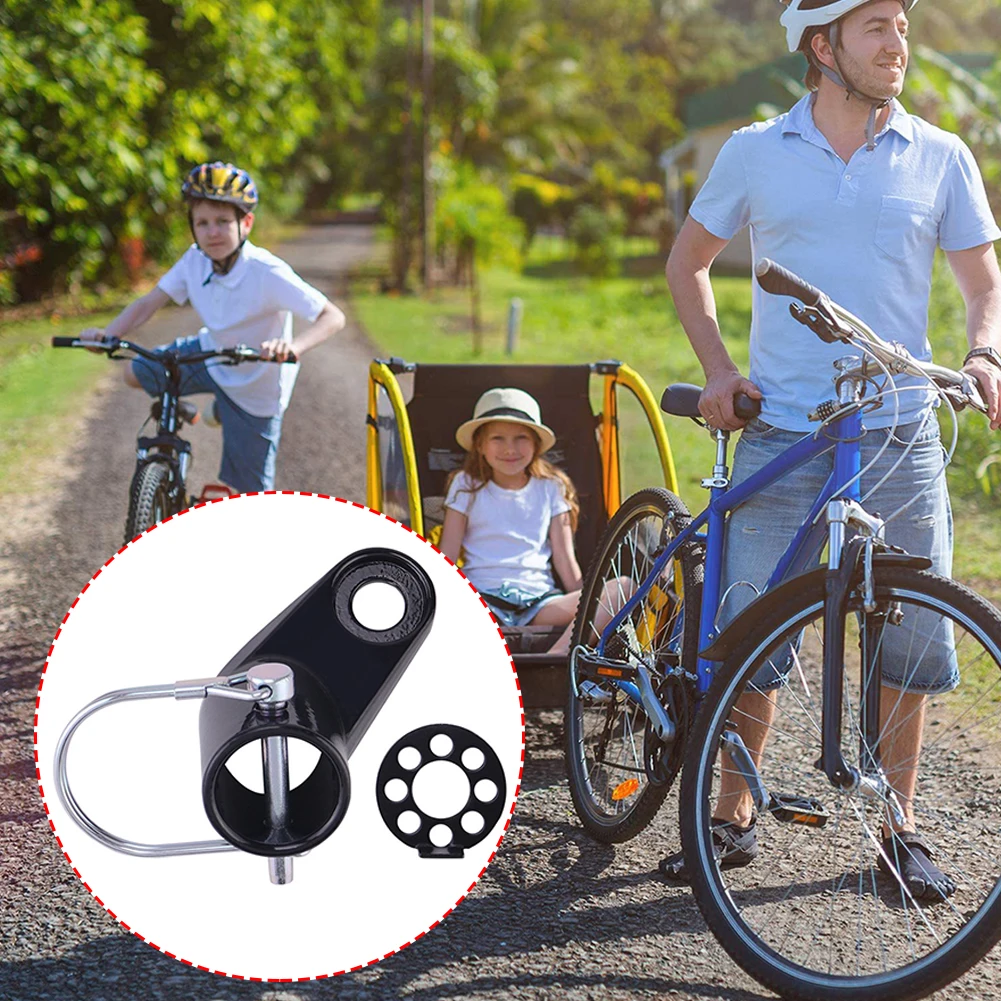 Bicycle Towing Hitch Adapter Bicycle Trailer Coupling Bike Trailer Hitch Connector Coupler Bicycle Adapter For Child Pet Trailer