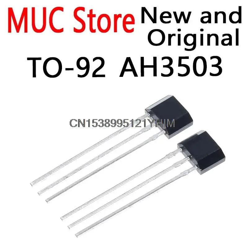 10PCS New and Original TO-92 TO-92UA UGN3503UA UGN3503 AH3503U Casing Linear Hall Effect Sensor Hall Sensor Motor AH3503