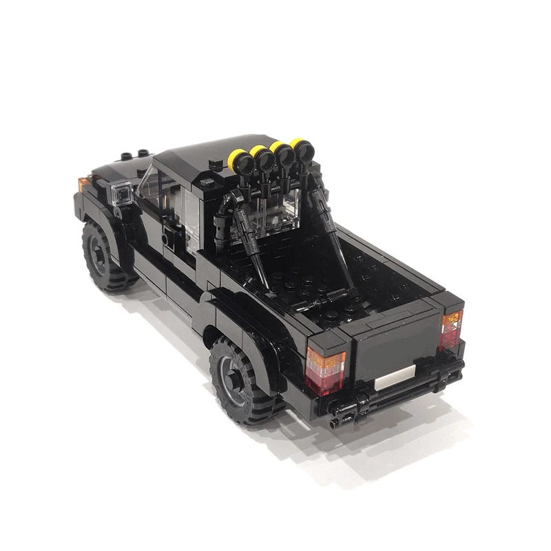 Snelheid Kampioen Stadsauto Model MOC Bouwstenen Pick-up Modulaire Technologie Geschenken Vakantie Monteer Kinderen Speelgoed Pak