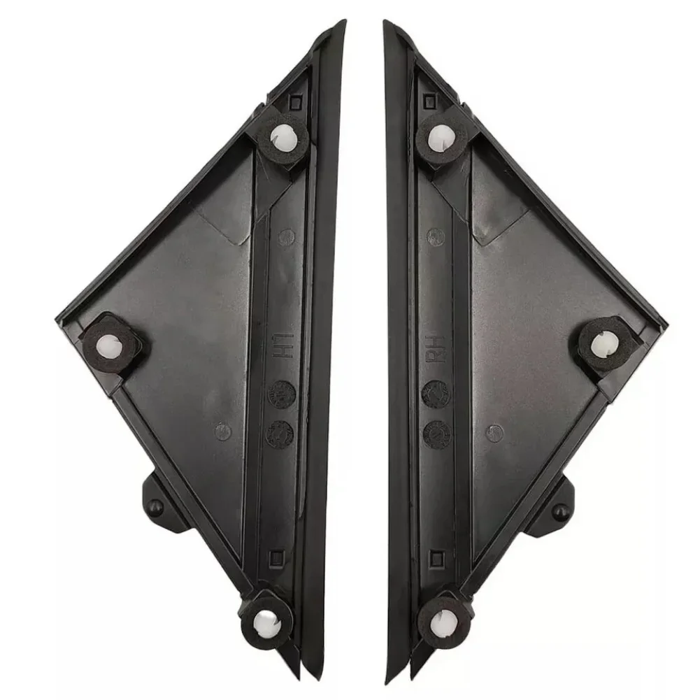 Front Window Cover A-pillar Triangle BLACK A-pillar Triangle Cover Protector Enhances Aesthetics ABS Construction Seamless Fit