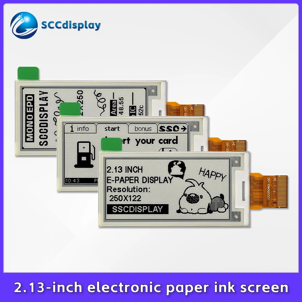 baixo-consumo-de-energia-ecra-de-tinta-eletronica-de-213-polegadas-modelo-sjxd-e0213a06-ecra-de-exibicao-de-papel-eletronico-e-ink-24-pinos-spi