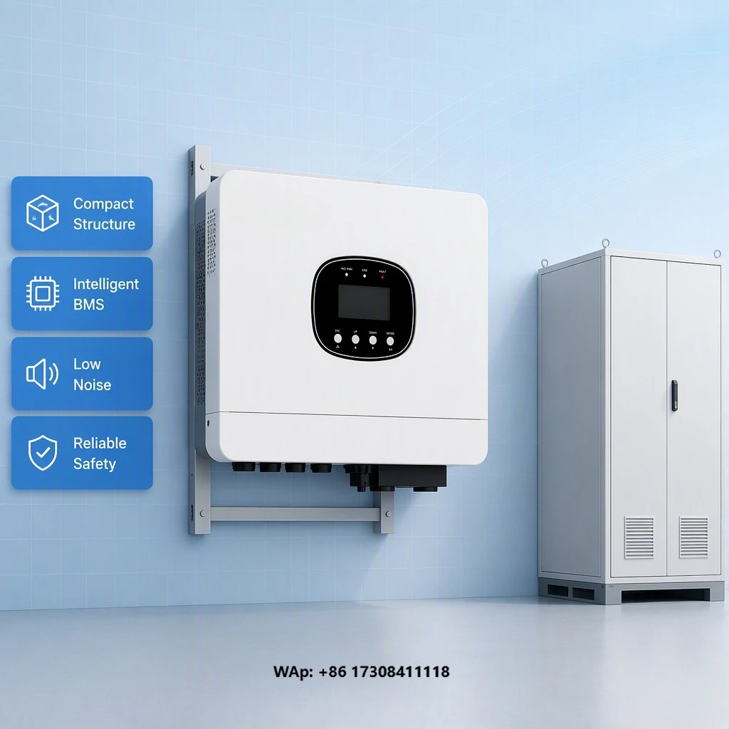 Hybrid Solar Inverter Energy Storage System Single Surge Power Efficiency Intelligent BMS Low Noise