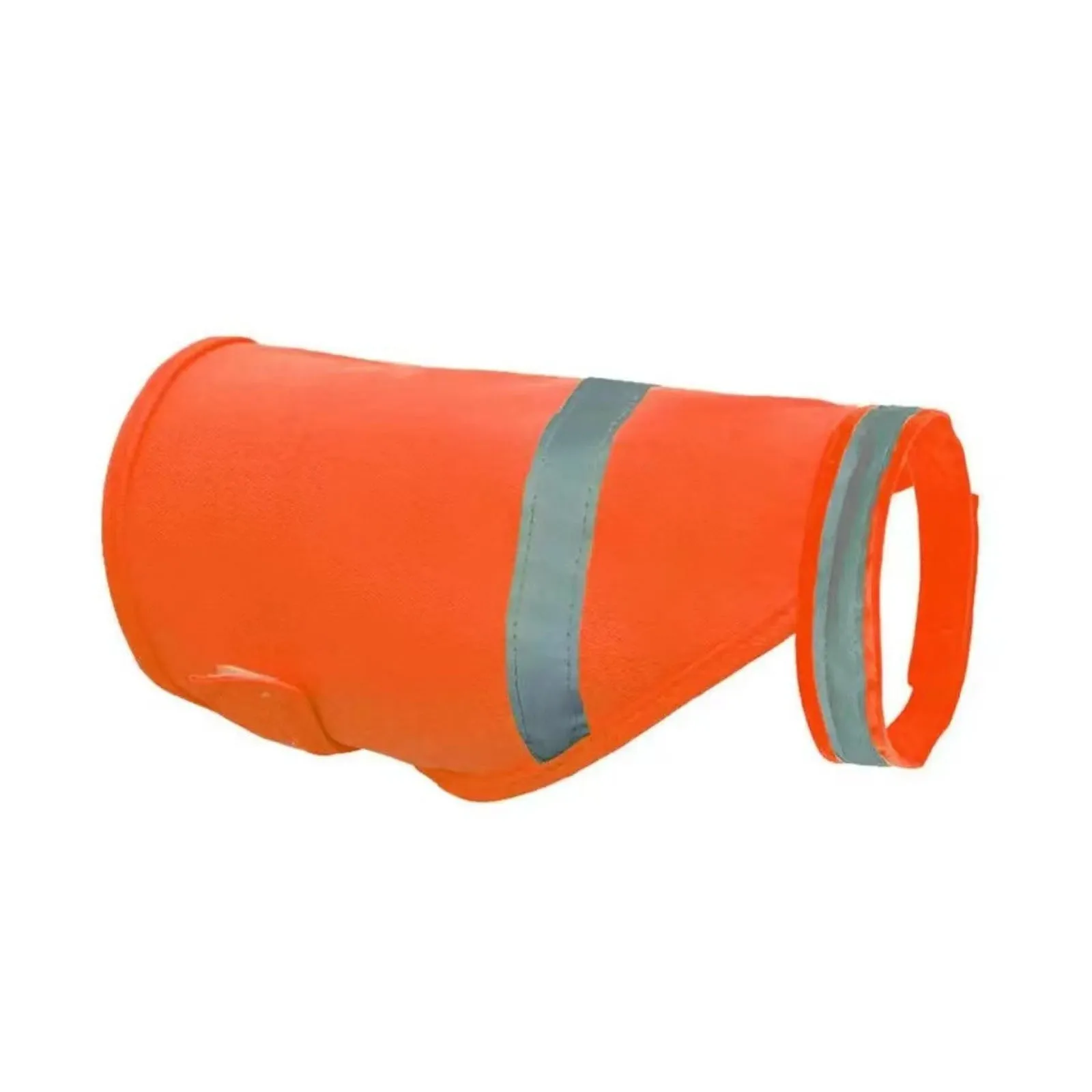 Reflective Dog Safety Vest Breathable Adjustable Puppy Visibility Jacket Comfortable Bright Orange Pet Fluorescent Clothes