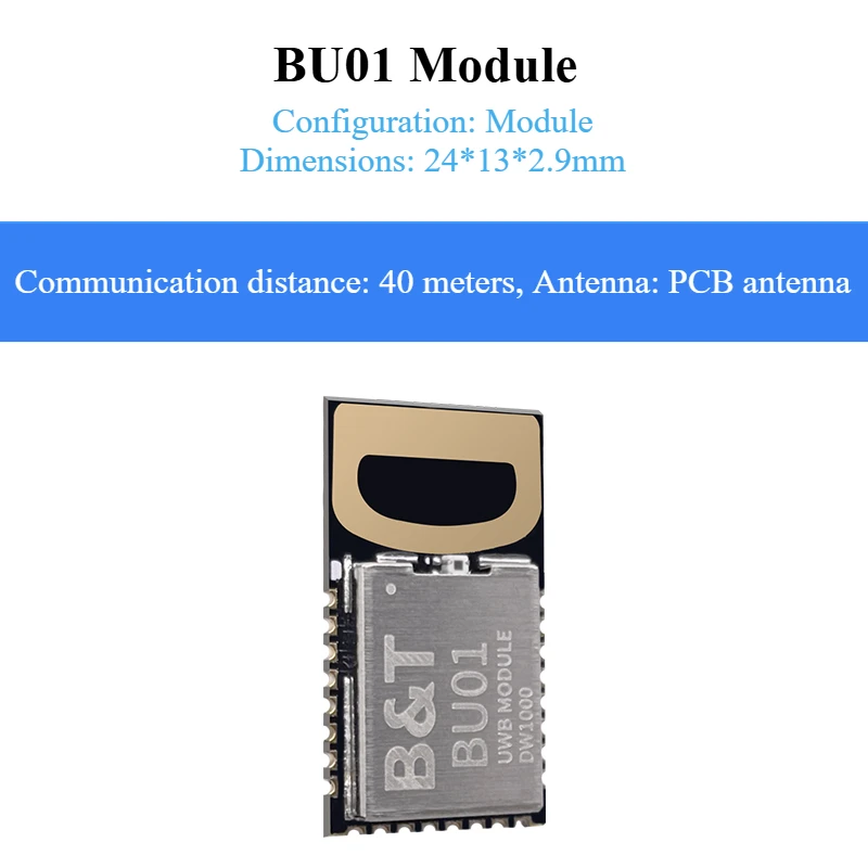 JY1000 Intelligent UWB Indoor Positioning Sensor Module Plane Coordinates 2D Centimeter-level Communication Distance Measurement