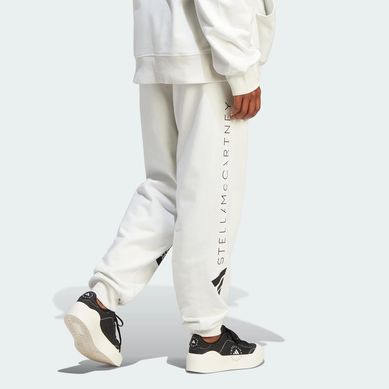 Adidas genuine new men's and women's white and black casual ankle sports pants HS4249
