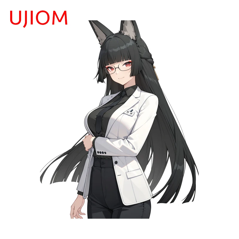 UJIOM Sexy Hoshimi Miyabi Wall Sticker Fashionable Zenless Zone Zero High Quality Sunscreen Decal Attractive Living Home Decor