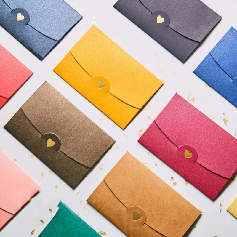 20pcs Small Greeting Card Envelope Card Business Card Envelope Card Love Mini Envelope Card Message And Greeting Card