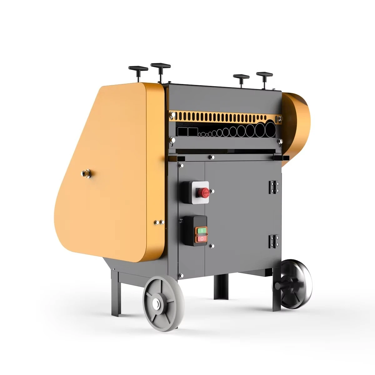 V-KOF Pneumatic Scrap Copper Wire Peeling Machine Waste Coaxial Wire Stripping Machine Cable Stripper Machine