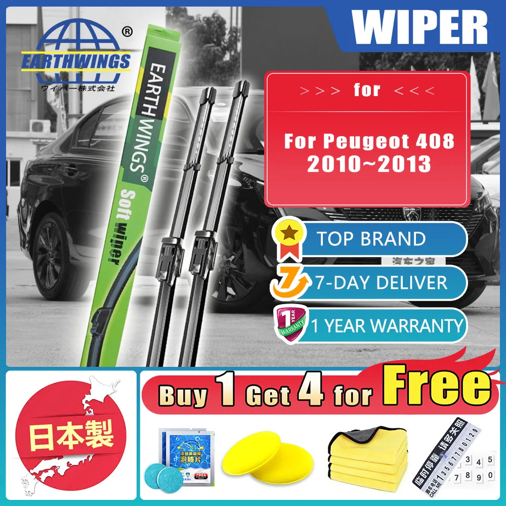 

Car Wiper Blade For Peugeot 408 2010~2013 2012 Wiper 24"18" Blades Brushes Cleaning Windshield Windscreen Washer Car Accessories