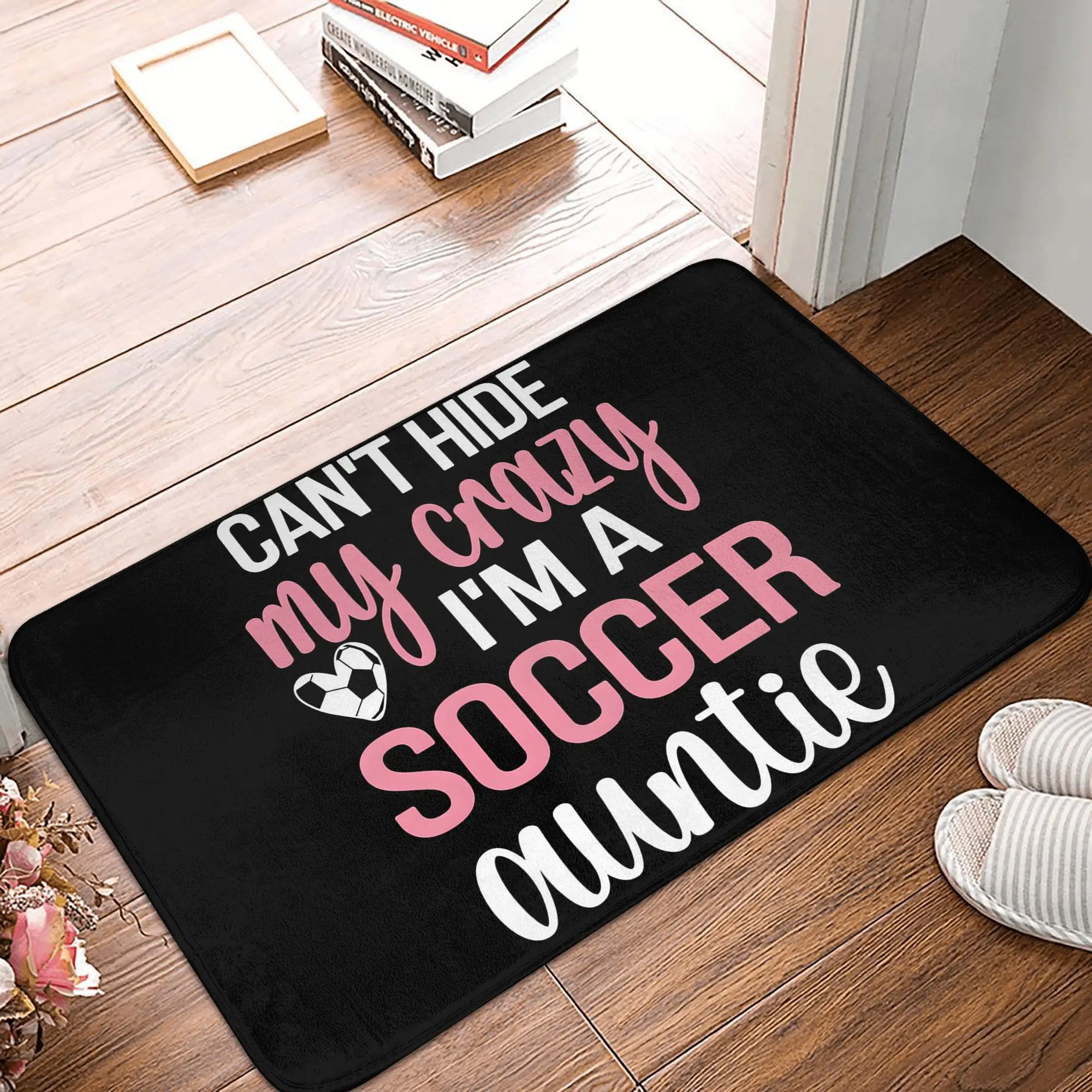 

Я футбольная тетя, тетя футболиста, тетушка, противоскользящий коврик для двери, напольный коврик для кухни, входа, дома, гостиной, коврики для ног