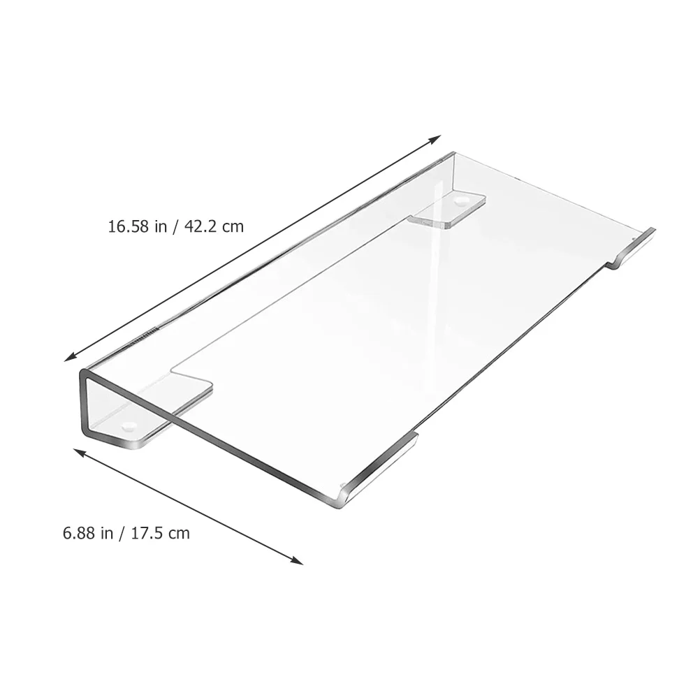 

Keyboard Stand Acrylic Transparent Stable Support Anti-Slip for Desk Keyboard Display Riser Computer Accessories Office Supplies