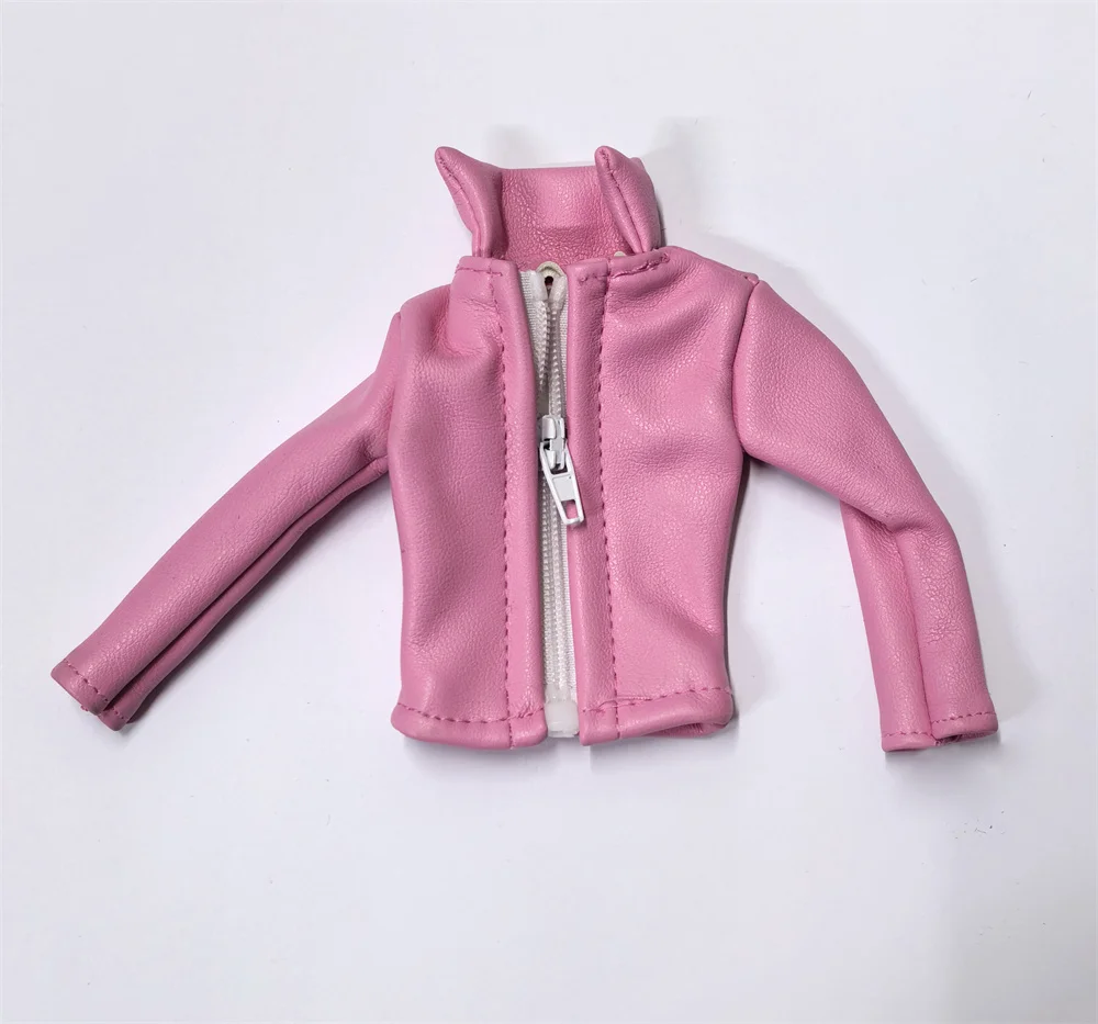 Handmade Doll Clothes Zipper Leather Jacket for 11.5 inch 30cm Doll Clothes Doll Accessories Many Style for Choice - view 5