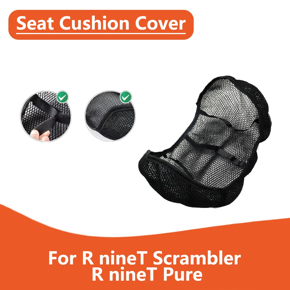 

For BMW R NineT Pure Scrambler Motorcycle Accessories Seat Cushion Cover Anti-Slip Mesh Fabric Protector