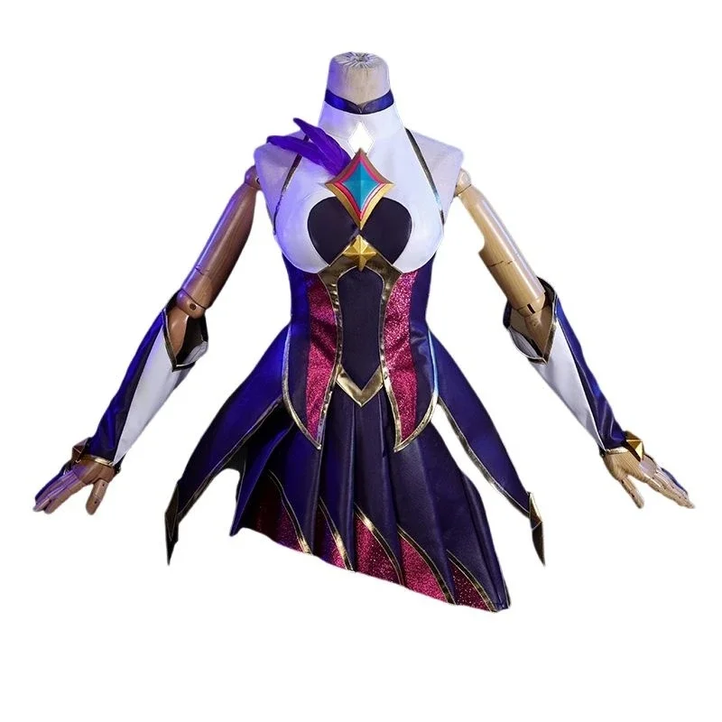 League Of Legends Lol Star Guardian Xayah Cos Wig Cloak Star Guard Cosplay Costume Coser Game Character Anime Costume view 5