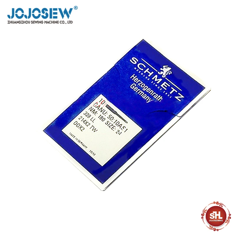 

50 needles DDX2LL 328LL DDX1 DDX2 S PCL Jojosew Schmetz Industrial Sewing Machine Needles Canu:50:10AS1 214X2TW NM:160 SIZE:23