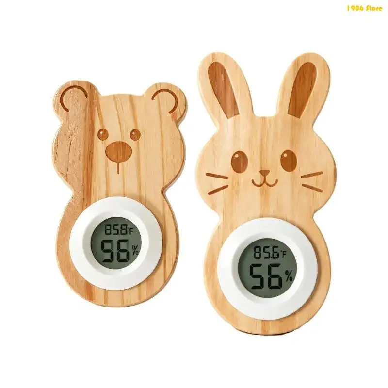 U1JB Hamster Cage Digital Temperature and Hygrometer Display with Shared LCD and Flexible Placement for Routine Enclosure Checks