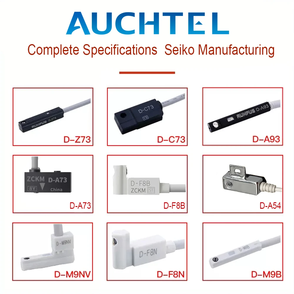 AUCHTEL القرب ريد التبديل 2-سلك 3-سلك المغناطيسي التبديل الاستشعار D-A93/C73/3C-D-Z73L/D-M9N/M9B/M9P اسطوانة الاستشعار