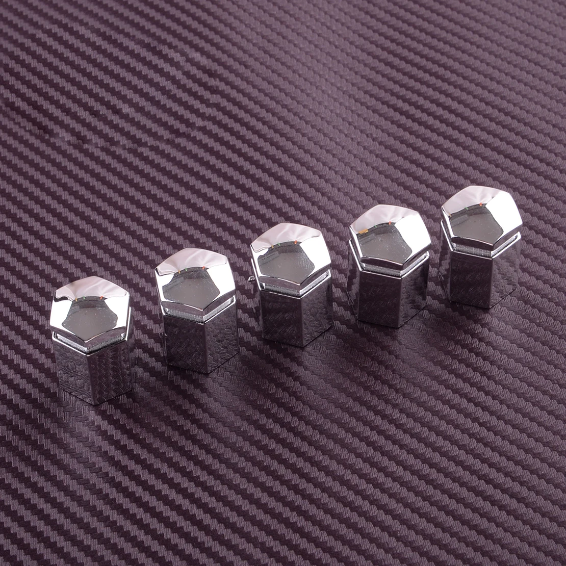 20Pcs/set 17mm Wheel Nut Bolts Covers Caps Plastic Fit For Vauxhall Opel Silver