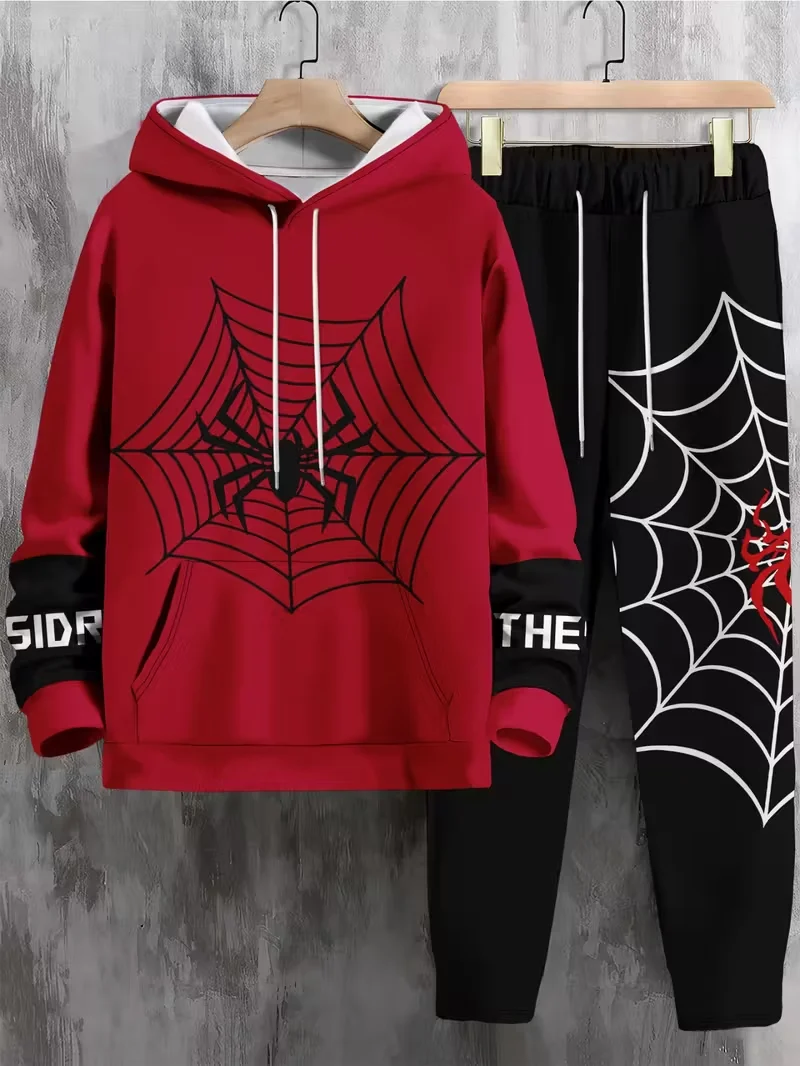 

Autumn and Winter Men Hoodie Set Men Pattern Fashion Hoodie Set Street Sports Hoodie Set Quick Drying and Breathable Hoodie Set