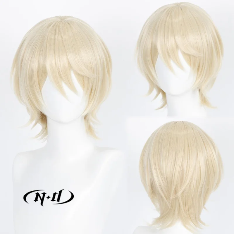 ND Alois Trancy Cosplay Wigs Kuroshitsuji Black Butler Anime Cos Hair Wig for Comic Con Coser Costume Theme Party Heat Resistant