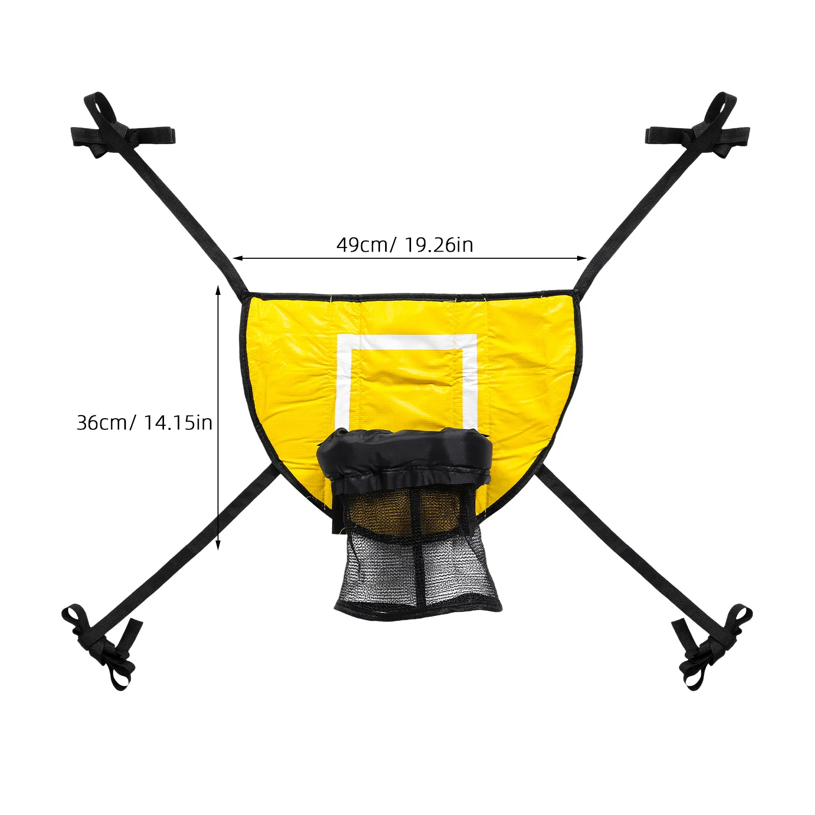 Basketballtor für Trampolin, einfache Installation, tragbar, für den Innen- und Außenbereich, Trampolin-Spiele und Zubehör, Basketballnetz