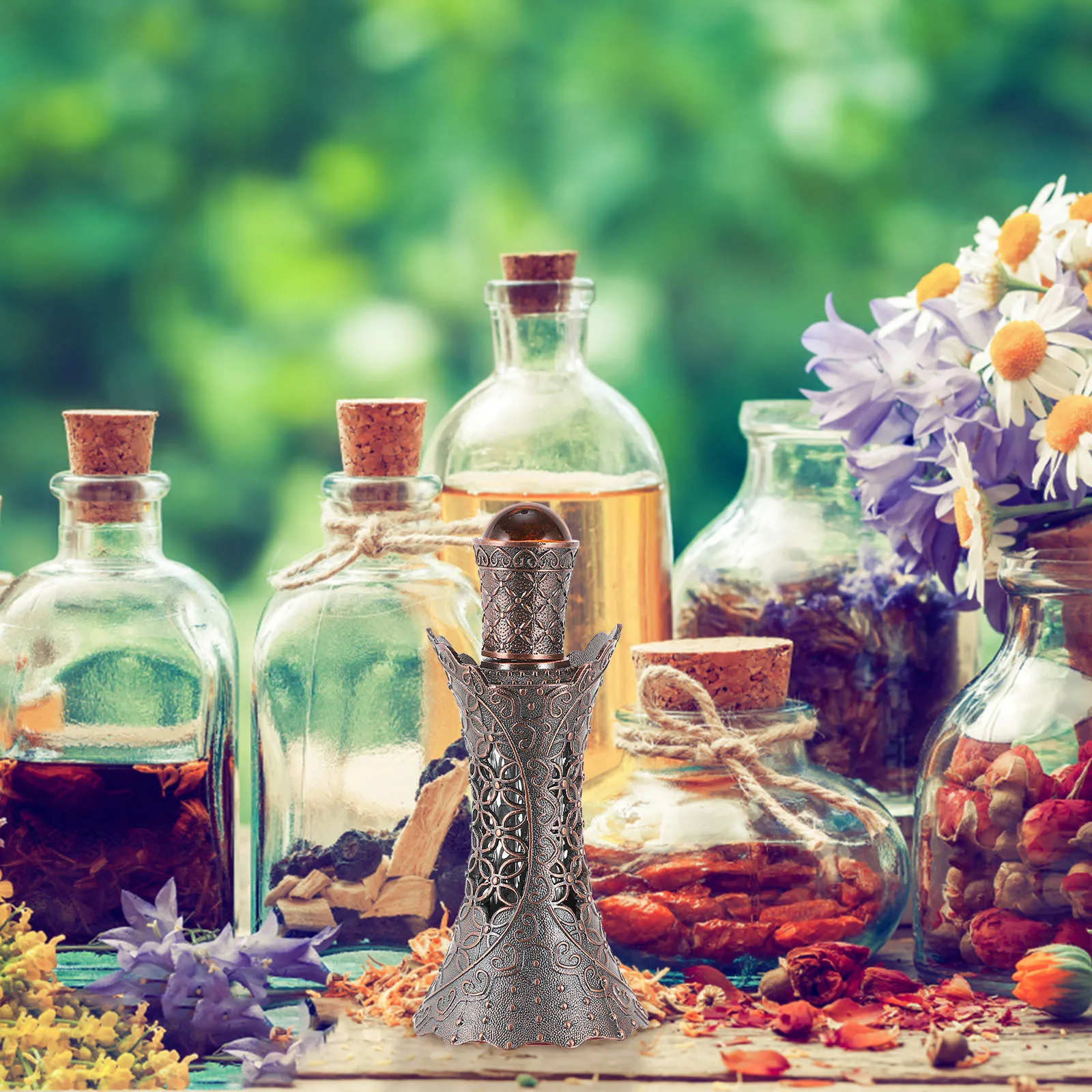 

Glass Perfume Bottle Empty Refillable Travel Spray Container Leakproof Liquid Sub Bottle For Sample Storage Decoration