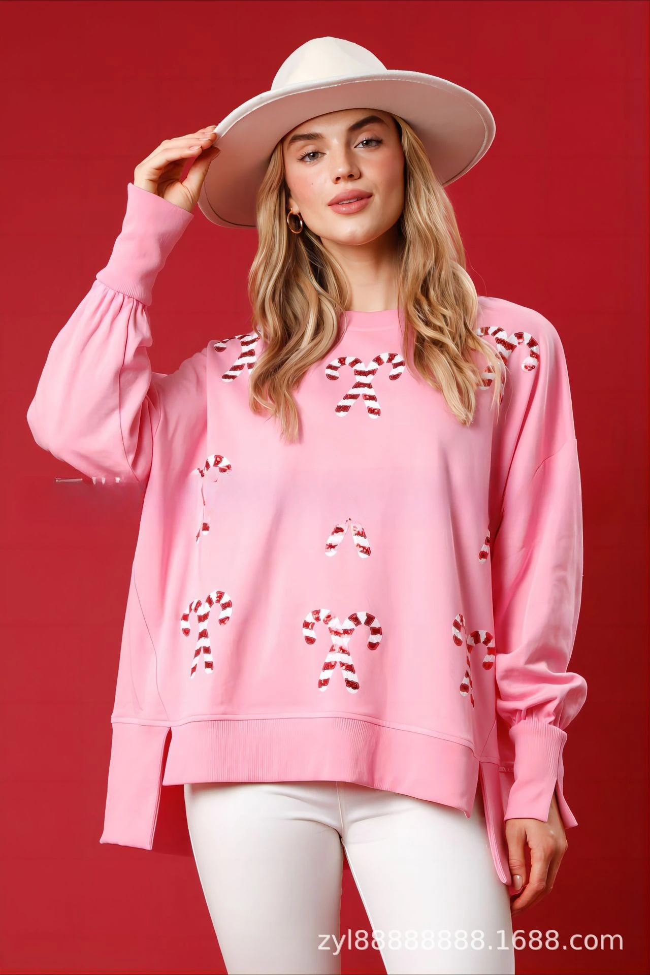 بلوزات النساء س الرقبة هوديس كم طويل البلوز طباعة فضفاض البلوز تقسم فضفاض 2025 الخريف عادية طفيف تمتد