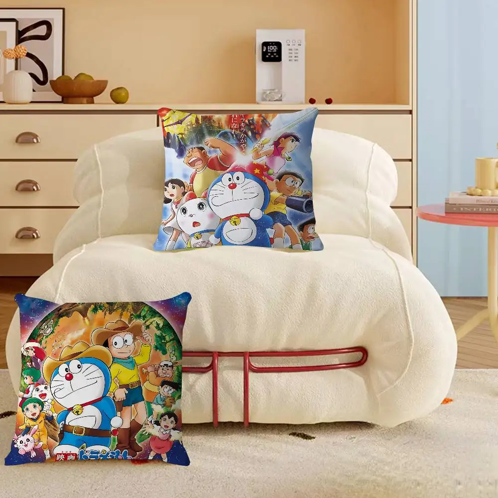 Cartoon D-DoraemonS Cushion Cover 30x50 Polyester Sofa Cushions Decorative Throw Pillows Home Decoration Pillowcover