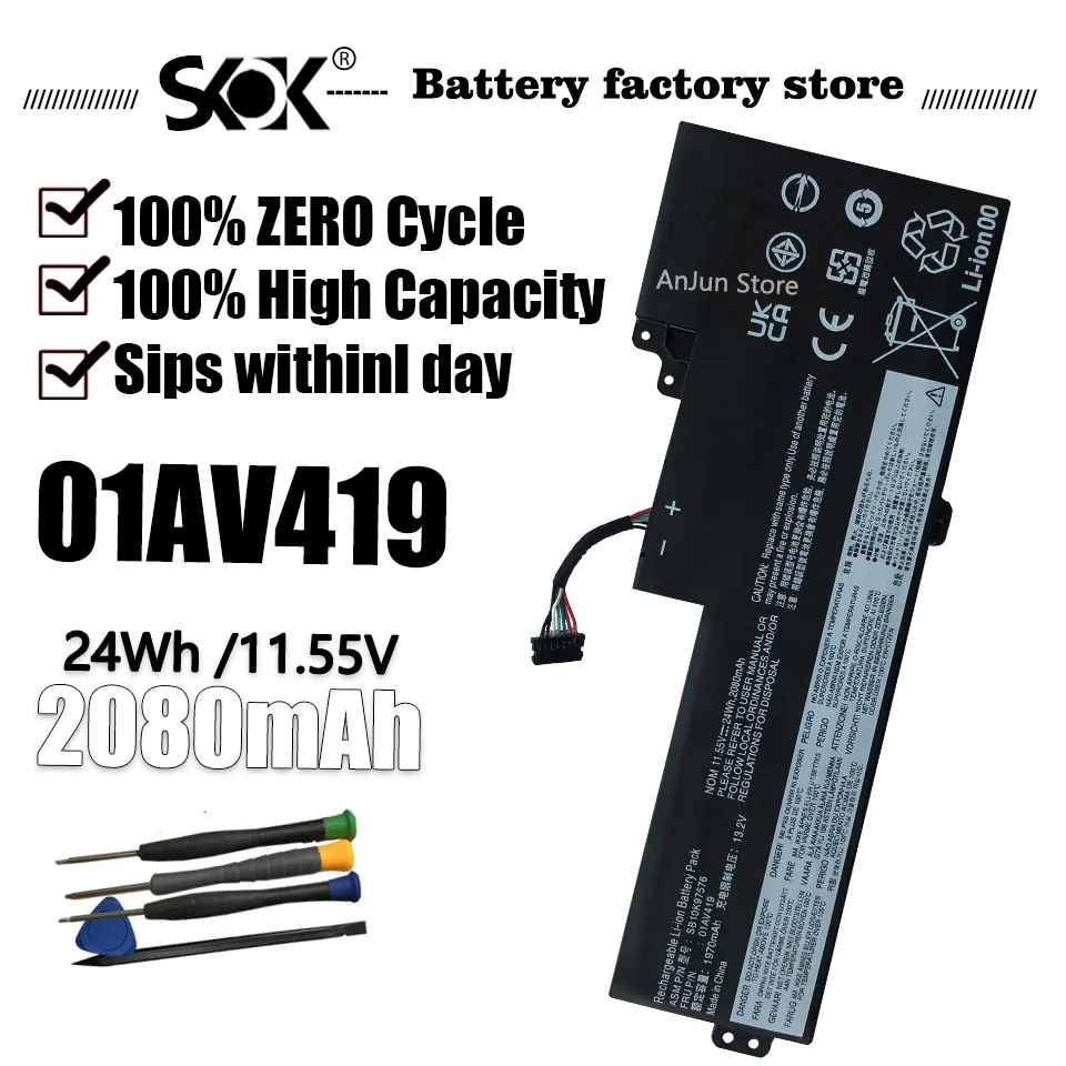 

01AV421 Laptop Battery Replacement for Lenovo ThinkPad T470 T480 A475 A485 TP25 Series Notebook 01AV419 01AV420 01AV489