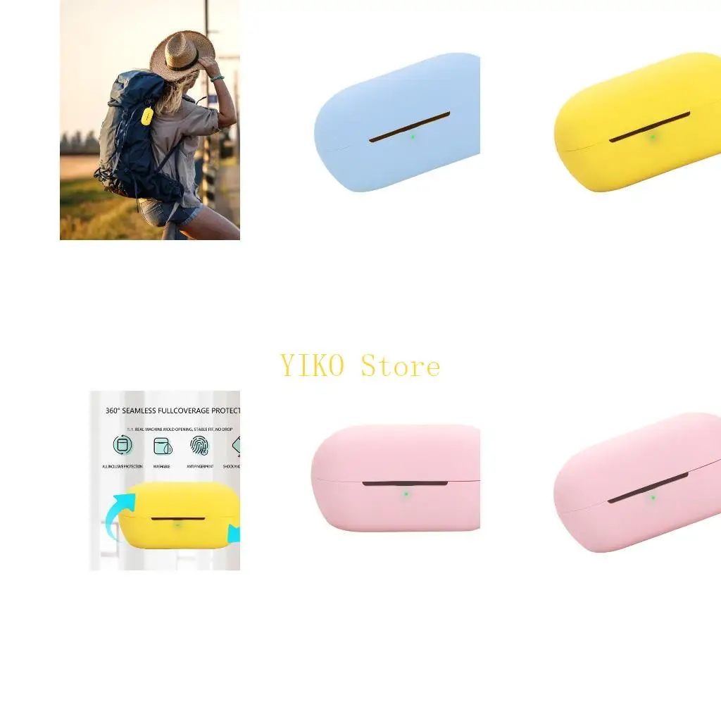 

K32C Headphone Case With Textured Grip Sweatproof Silicone Cover for WF-C710N