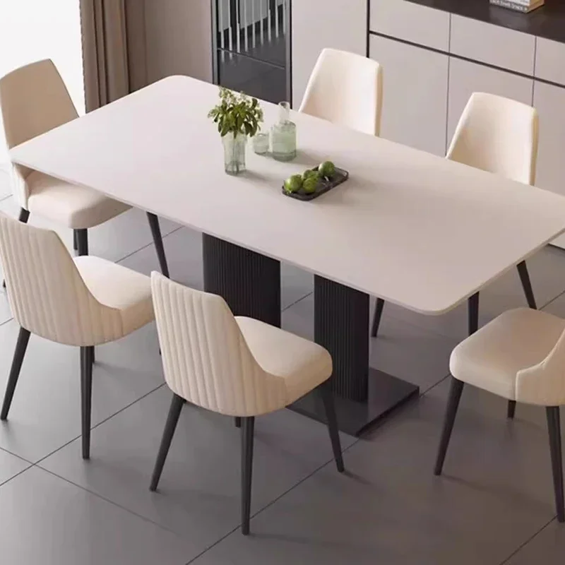 Polished Round Compact Sleek Stylish Dining Table Durable Strong Spacious Black Convenient Dining Table Mesa Jantar Furniture