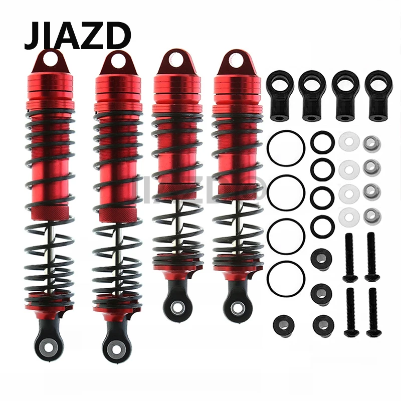 4Pcs Metal Front And Rear Shock Absorber For Traxxas Slash 4X4 VXL 2WD Rustler Stampede Hoss 1/10 RC Car Upgrades