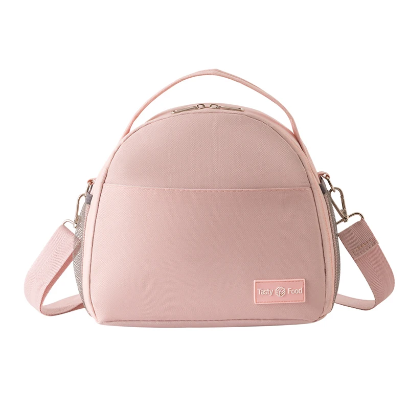 

Fashion Insulated Heart Design Lunch Bag for Women Girl Large Capacity Thermal Cooler Crossbody Tote Portable Lunch Box for Work