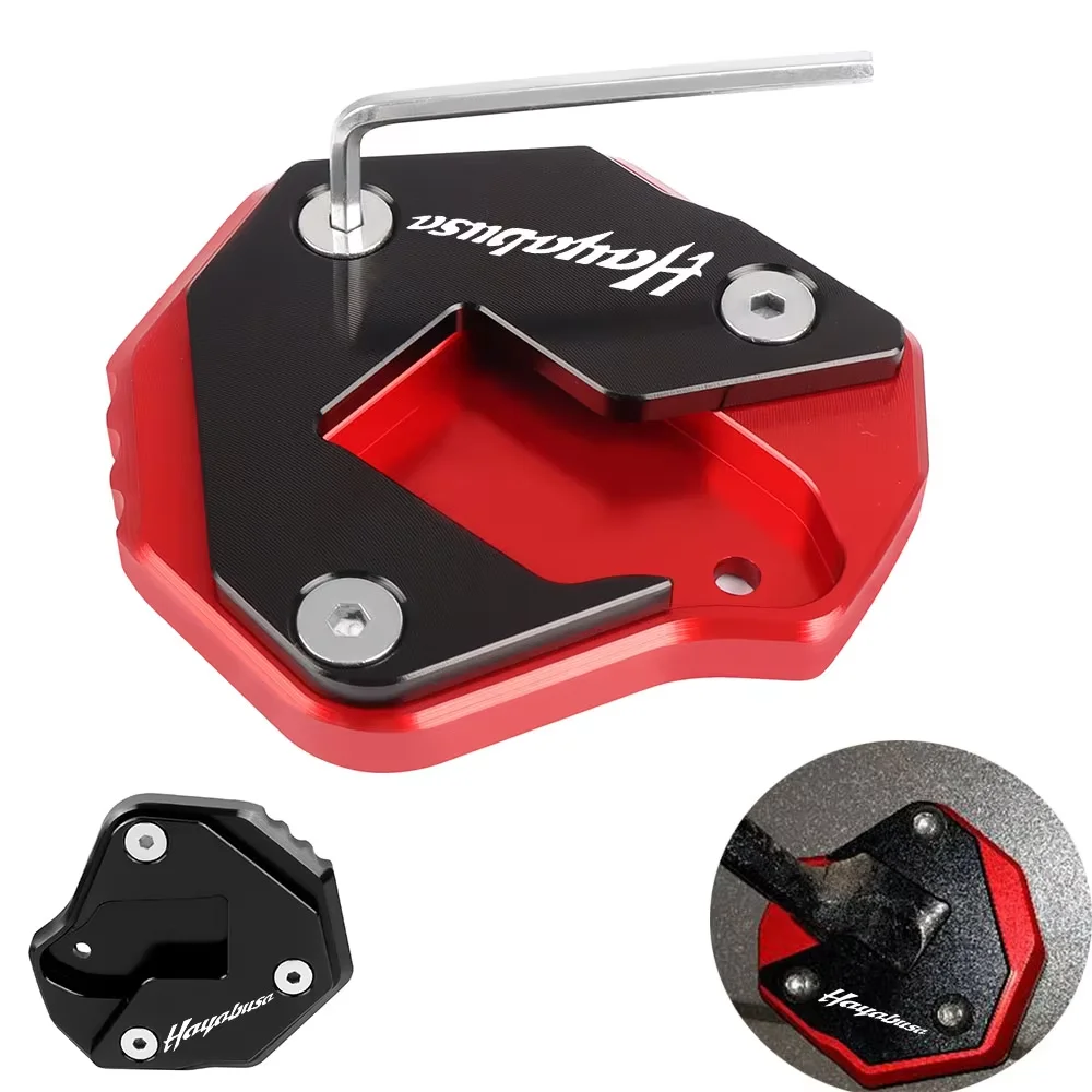 

GSX1300R Kickstand Motorcycle Foot Side Stand Extension Pad Support Enlarge Plate For SUZUKI HAYABUSA GSX-R 1300 GSX-R 2007-2021