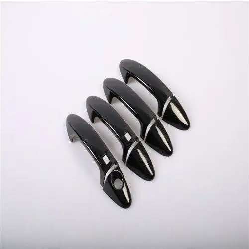 

Car Accessories for Ford Fiesta 2009-2014 ABS Piano Black Door Handle Cover Trim Catch Set Car Styling Accessories