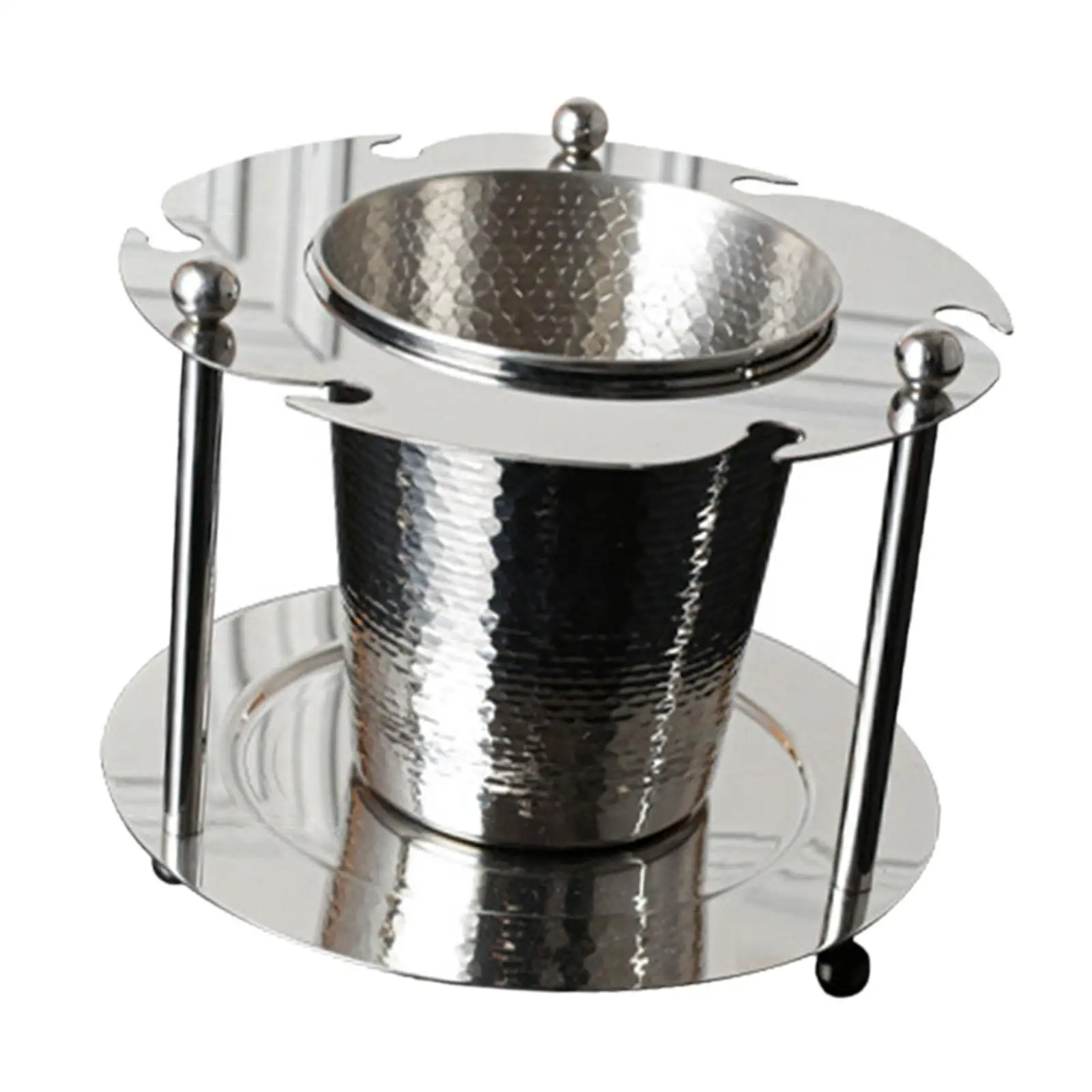 Round Ice Bucket, Multifunctional Easy Clean Beer Bucket, Champagne Beer for Party, Restaurant, Indoor